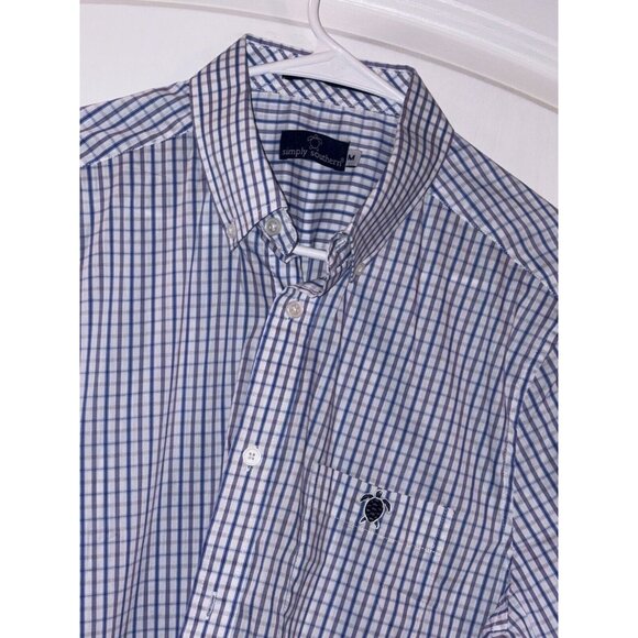 SIMPLY SOUTHERN Men’s Medium Long Sleeve Shirt Fast Shipping! MED Button Up/Down - Picture 1 of 4